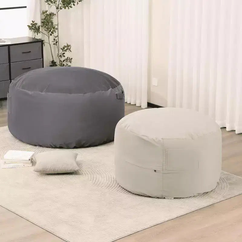 MAYEERTY 4ft Foam Filled Bean Bag Chair Soft Removable Cover Comfortable for Adults Kids Living Room Bedroom Dorm