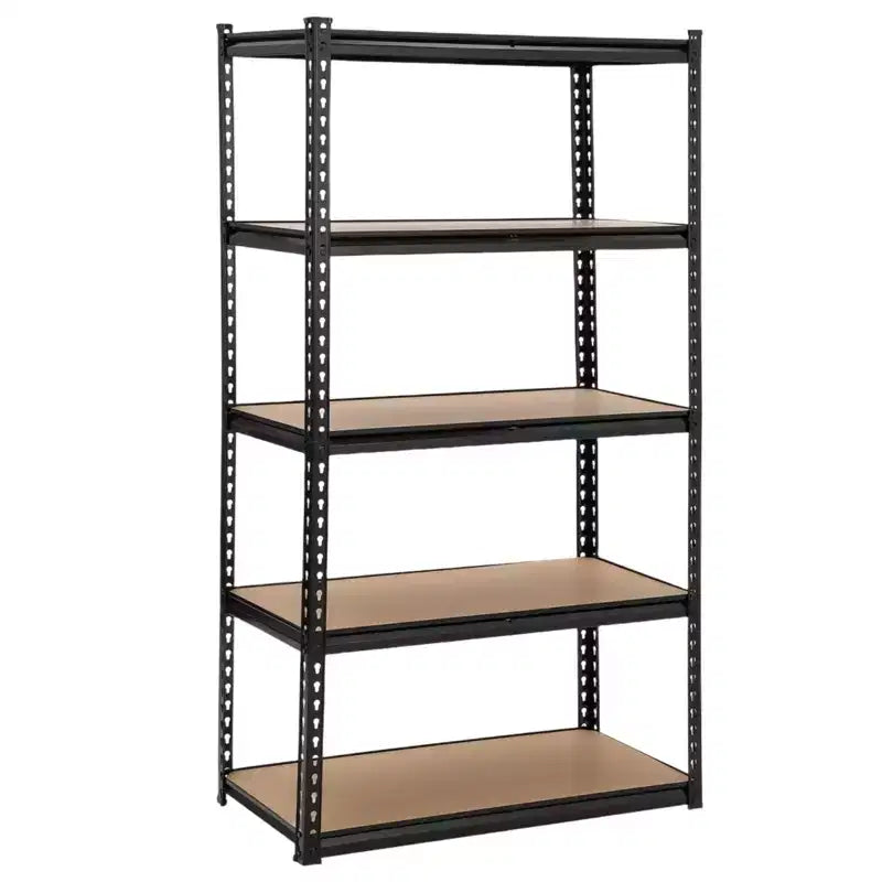 Étagères de rangement, unité d'étagères métalliques robustes à 5 niveaux 48x18x73 pouces - Étagère réglable pour garage et cuisine