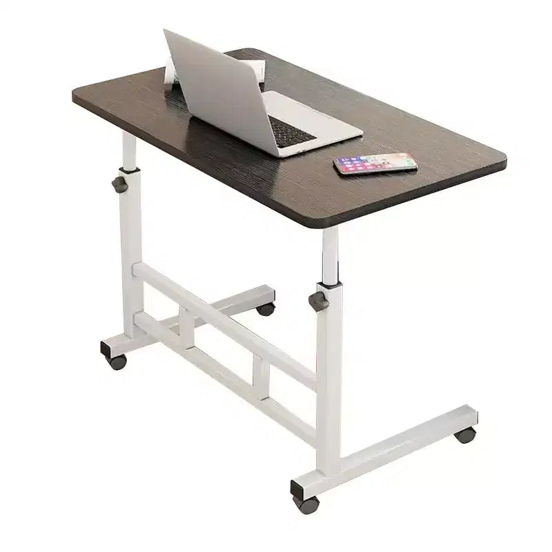 Bureau debout à hauteur réglable, bureau mobile avec roues, petit bureau d'ordinateur roulant, bureau d'ordinateur portable portable pour la maison ou le bureau