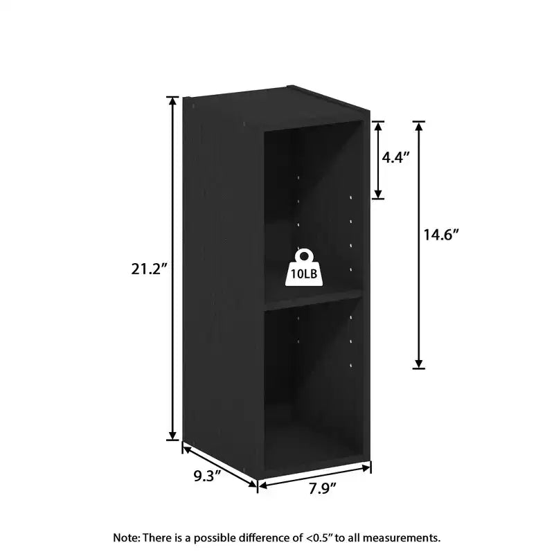 Étagère de rangement peu encombrante à 2 niveaux, largeur 8 pouces, conception réglable