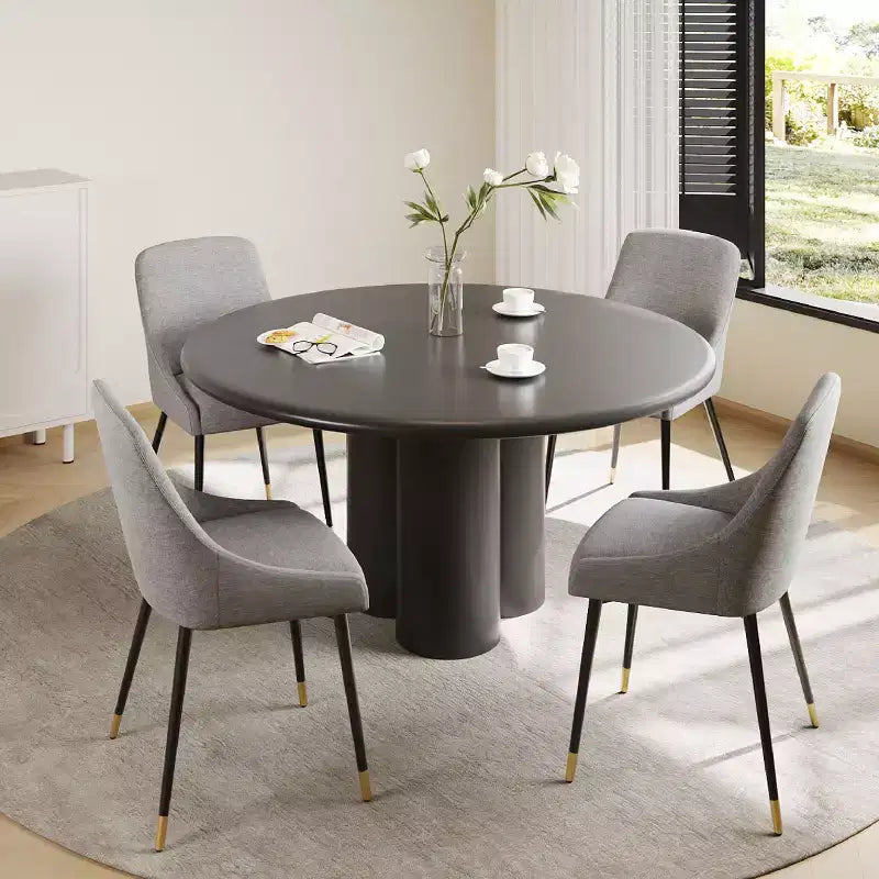 Chaise de salle à manger moderne capitonnée, chaise d'appoint de cuisine avec pieds en métal pour cuisine, salle à manger ou café