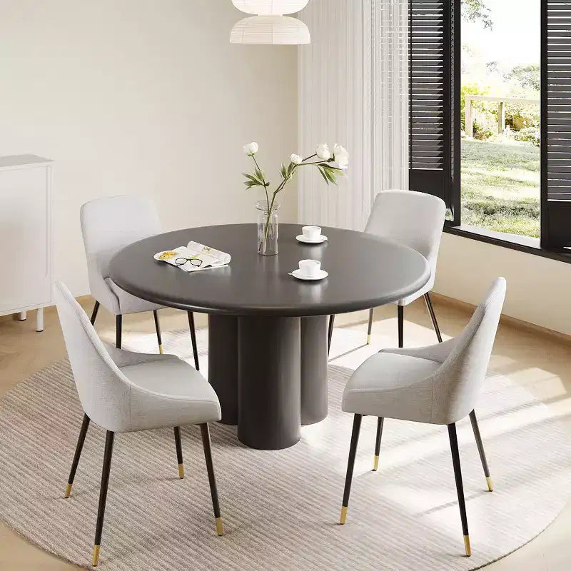 Chaise de salle à manger moderne capitonnée, chaise d'appoint de cuisine avec pieds en métal pour cuisine, salle à manger ou café