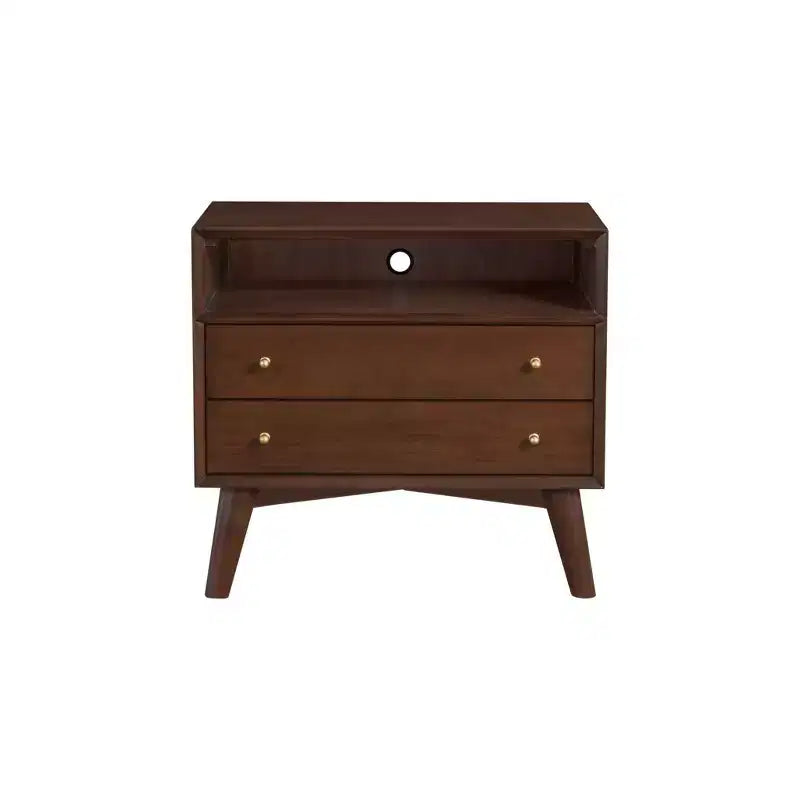 Table de nuit Flynn grande, noyer