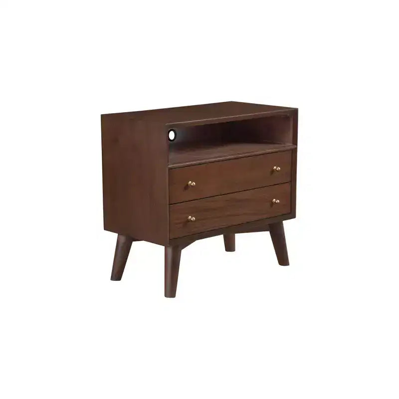 Table de nuit Flynn grande, noyer