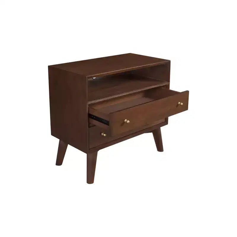 Table de nuit Flynn grande, noyer
